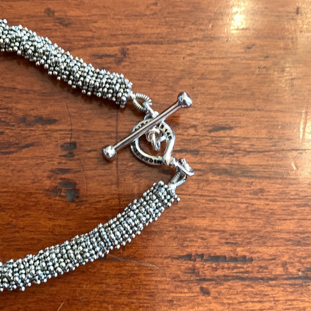 Michael Dawkins Sterling Silver 925 with Solo Pearl Bracelet. - Picture 6 of 6